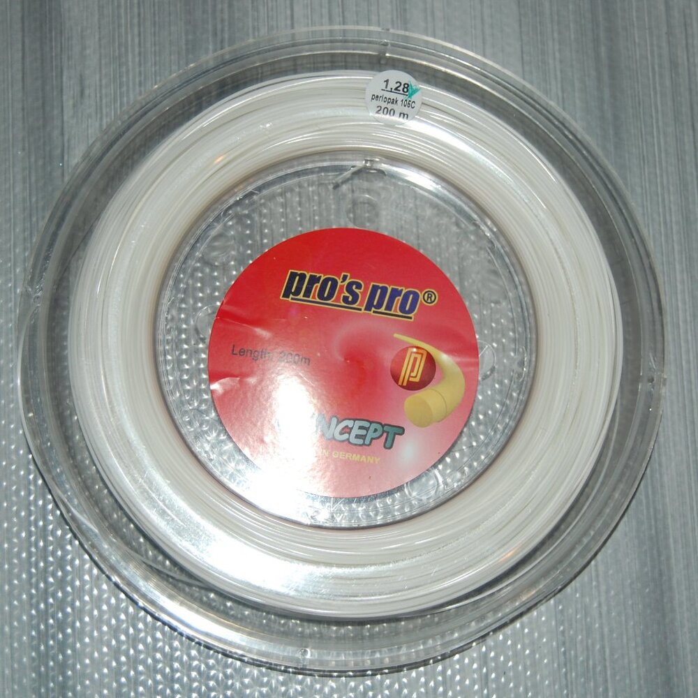 PRO'S PRO Concept Polyester Tennis String Reel 660 F 200 M Gauge 1.28 mm